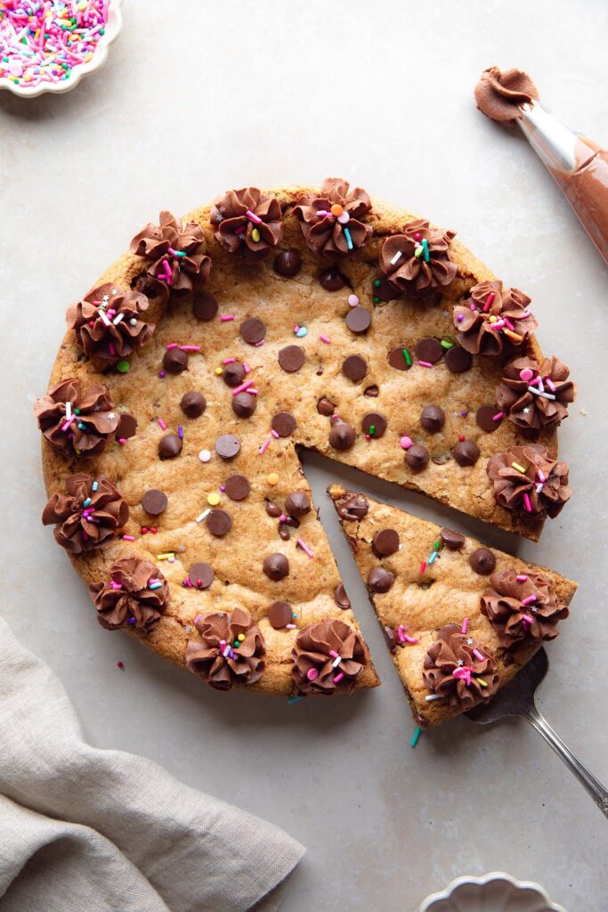 Bolo de biscoito vegano