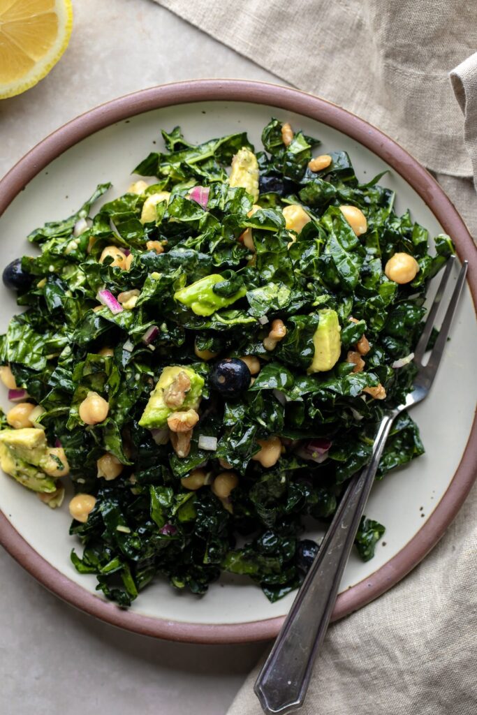 Minha salada de couve favorita