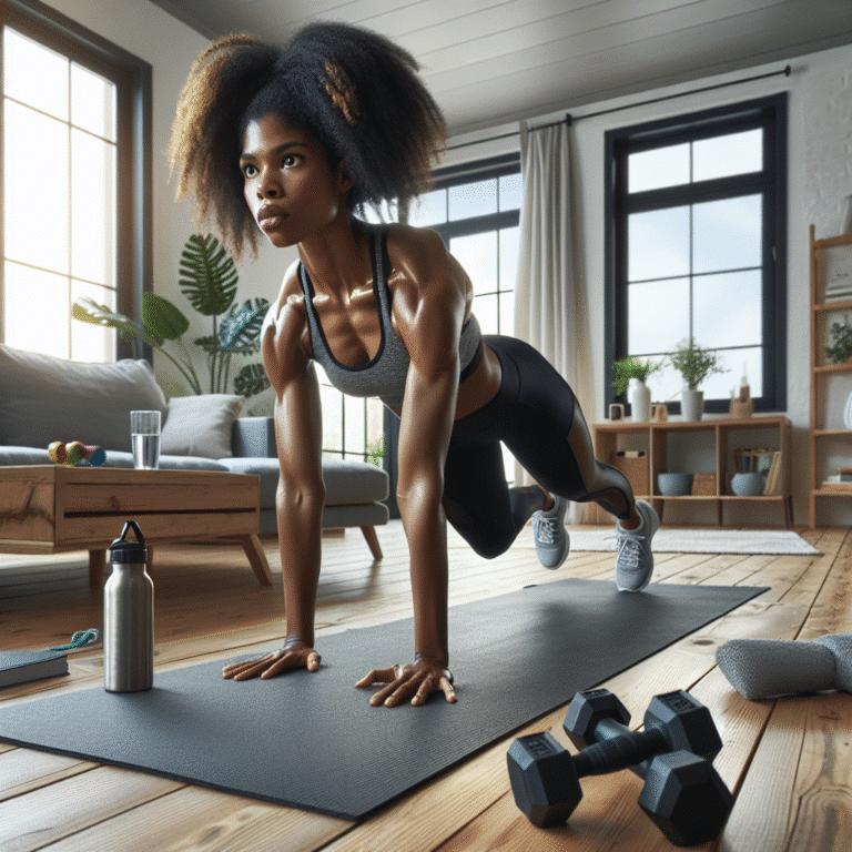 full-body beginner HIIT session at home