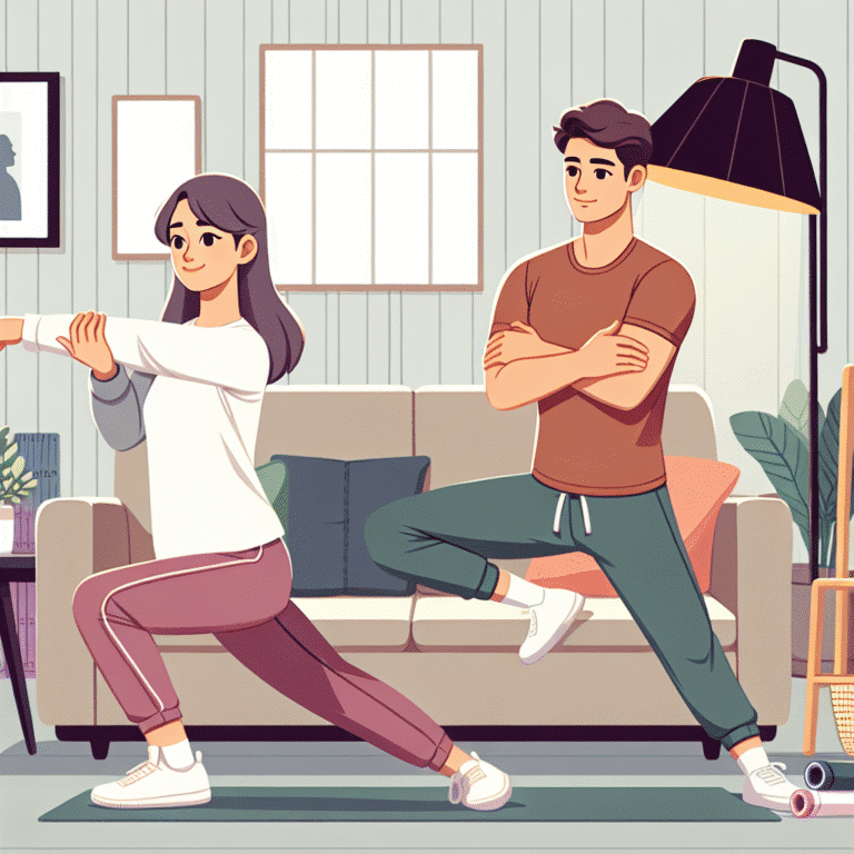 easy stretches for sore muscles at home