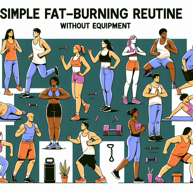 simple fat-burning routine without equipment