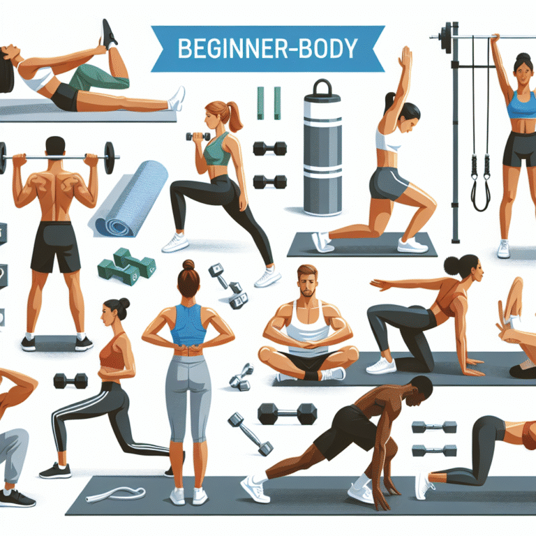 beginner-friendly full-body fitness routine