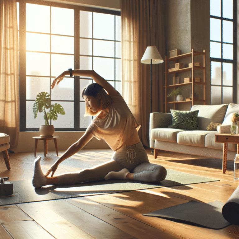 beginner stretching routine at home