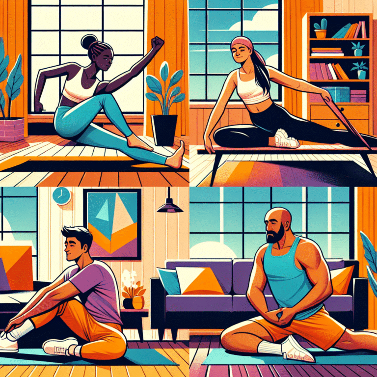 easy at-home stretches to enhance recovery